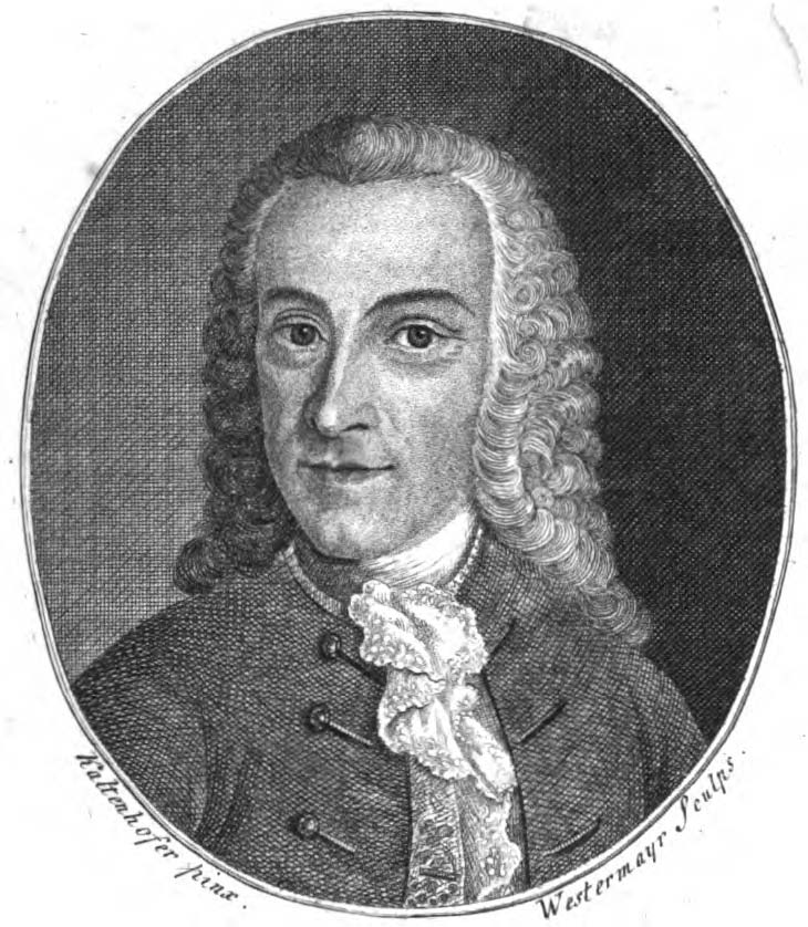Tobias Mayer, Kupferstich von Conrad Westermayr; Quelle: Wikipedia (gemeinfrei)
