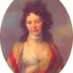 Caroline Schelling, Porträt von Johann Friedrich August Tischbein